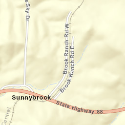 Sunnybrook California Street Map