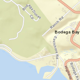 Bodega Bay California Street Map
