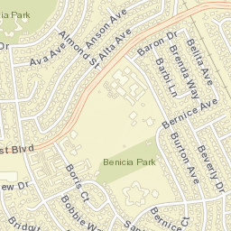 Rohnert Park California Street Map