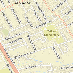 Salvador California Street Map
