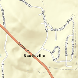 Scottsville California Street Map