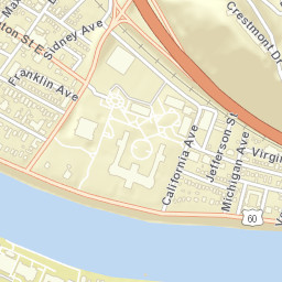 1895-1925 Kanawha Blvd E, Charleston, WV 25311,, Street Map