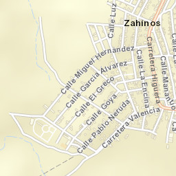 Zahinos Street Map