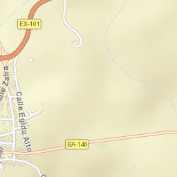 Valverde de Burguillos Street Map