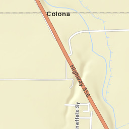 Colona Colorado Street Map