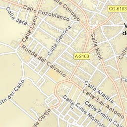 Villanueva de Córdoba Street Map