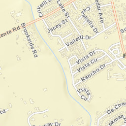 Agua Caliente California Street Map