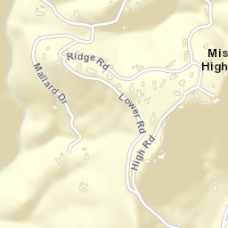 Mission Highlands California Street Map