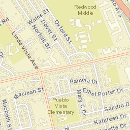 3401-3471 Linda Vista Avenue, Napa, CA Street Map