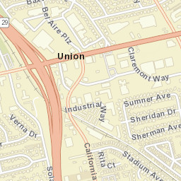 Union California Street Map