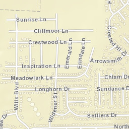2235 Meadowlark Lane, Pueblo, CO 81008 Street Map