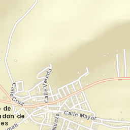 Hondón de las Nieves Street Map