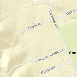 Sonoma Vista California Street Map