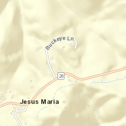 Happy Valley California Street Map