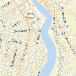 Napa, CA, USA Street Map