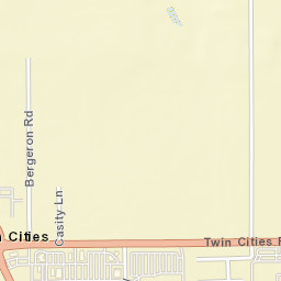 Twin Cities California Street Map