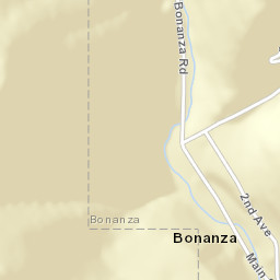 Bonanza Colorado Street Map