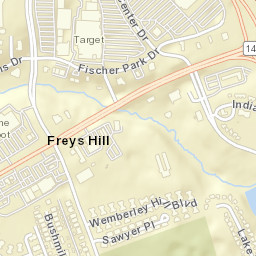 3400-3499 Indian Lake Drive, Louisville, KY Street Map