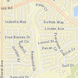 3042-3092 Redwood Dr Fairfield CA Street Map