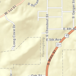 306 S Walnut St Huntingburg IN Street Map