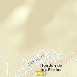 Hondón de los Frailes Street Map
