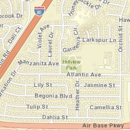2737-2743 Lupin Ct Fairfield CA Street Map