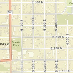 56-98 E Center St, Beaver, UT 84713 Street Map