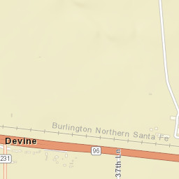 Devine Colorado Street Map