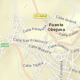 Fuente Obejuna Street Map