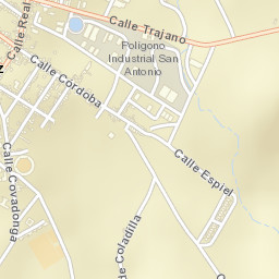 Bélmez Street Map