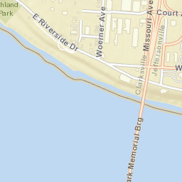 754-798 West Riverside Drive, Jeffersonville Street Map