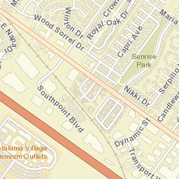 576 North McDowell Boulevard, Petaluma, CA Street Map