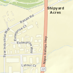 Shipyard Acres California Street Map