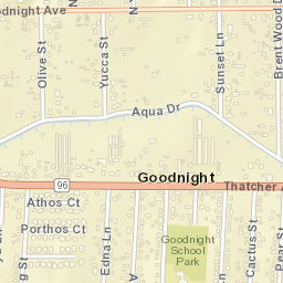 Goodnight Colorado Street Map