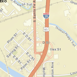 Pueblo, Colorado Street Map