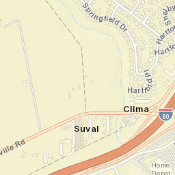Clima California Street Map