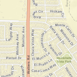 787-901 Chula Vista Way Suisun City Street Map