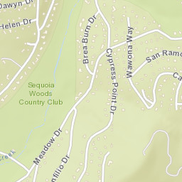 Mountain Retreat California Street Map