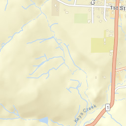 Tomales California Street Map