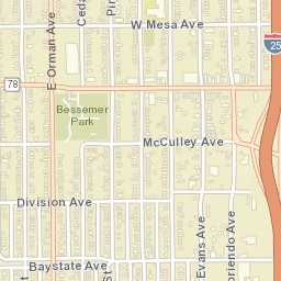 900 West Northern Avenue, Pueblo, CO Street Map