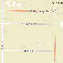 Vineland Colorado Street Map