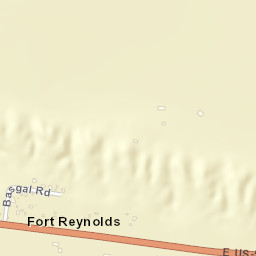 Fort Reynolds Colorado Street Map