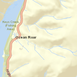 Ocean Roar California Street Map