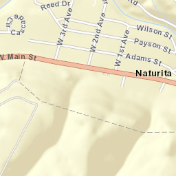 Naturita Colorado Street Map