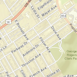 2513 Filson Ave Louisville Kentucky Street Map