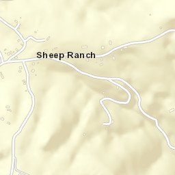 Sheep Ranch California Street Map