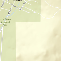 Bodie California Street Map