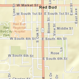 118 North Main Street, Red Bud, IL 62278 Street Map