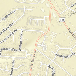 9104-9106 Pine Lake Drive, Louisville, KY Street Map