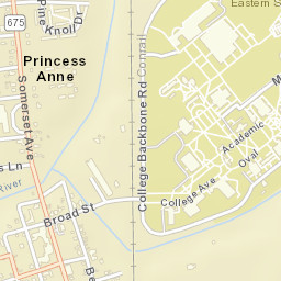 11774-11784 Somerset Ave, Princess Anne Street Map